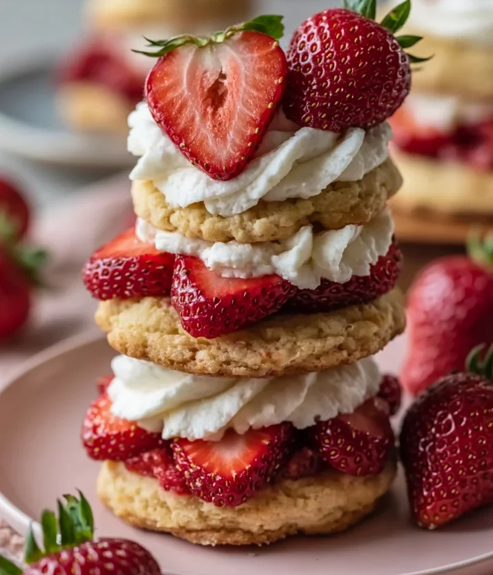 Strawberry Shortcake Cookies