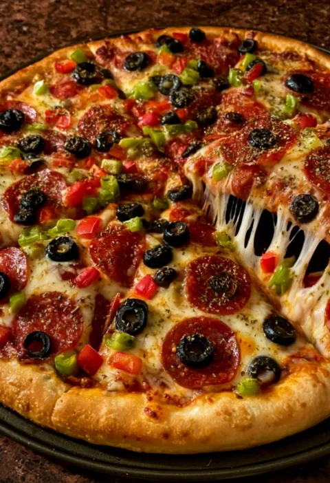 Cheesy Pepperoni Pizza Delight