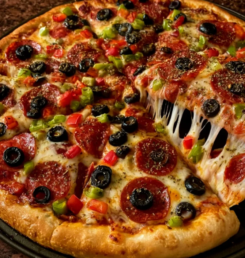 Cheesy Pepperoni Pizza Delight