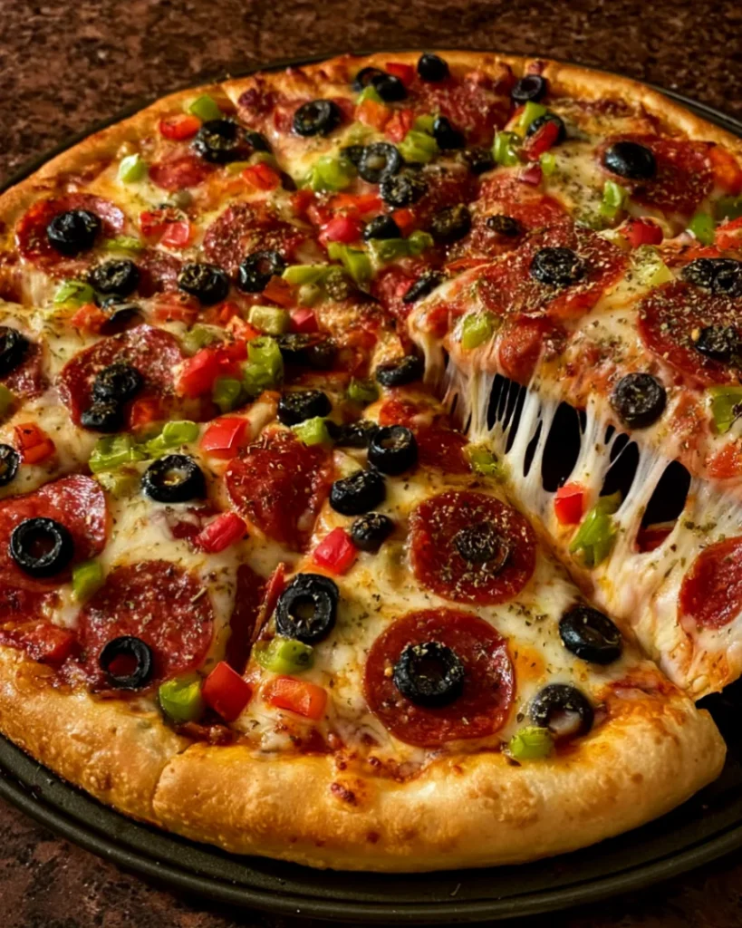Cheesy Pepperoni Pizza Delight