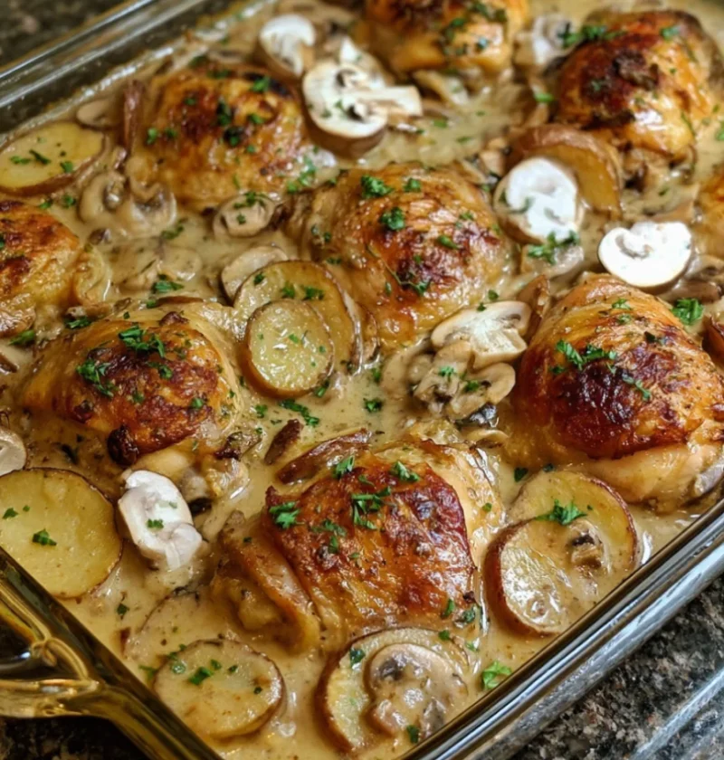 Creamy Chicken Potato Bake