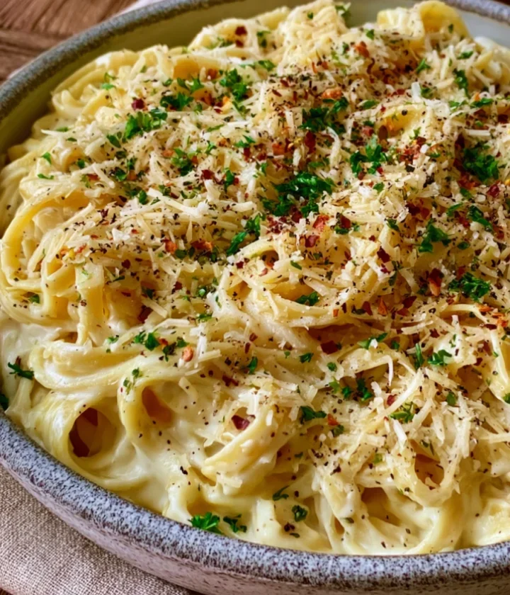 Creamy Garlic Parmesan Pasta