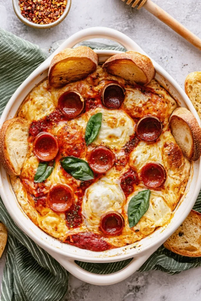 Creamy High Protein Pizza Dip