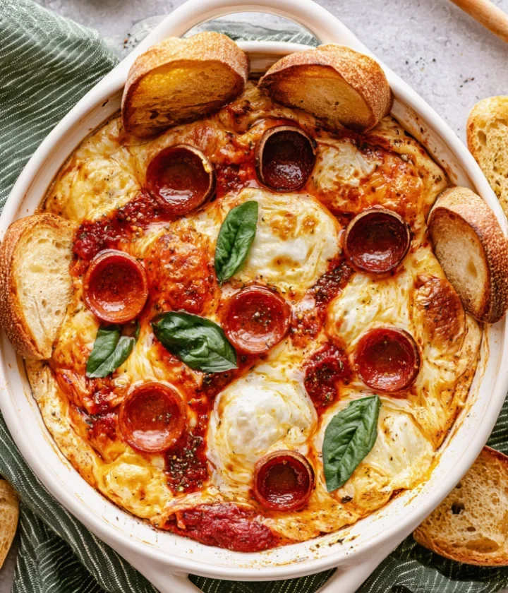 Creamy High Protein Pizza Dip