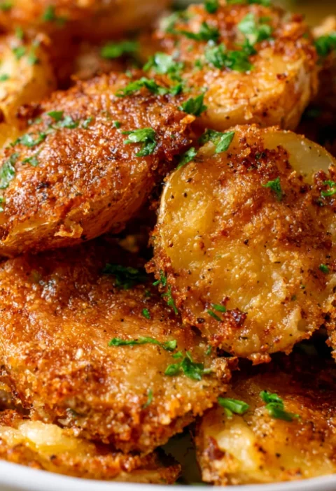 Crispy Parmesan Roasted Potatoes