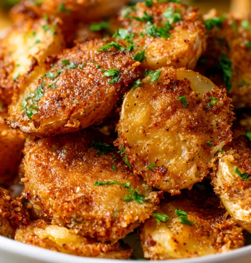 Crispy Parmesan Roasted Potatoes