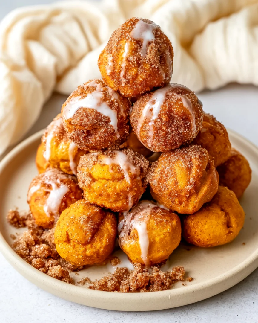 Baked Pumpkin Fritter Bites