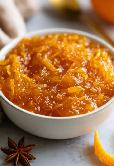homemade orange jam