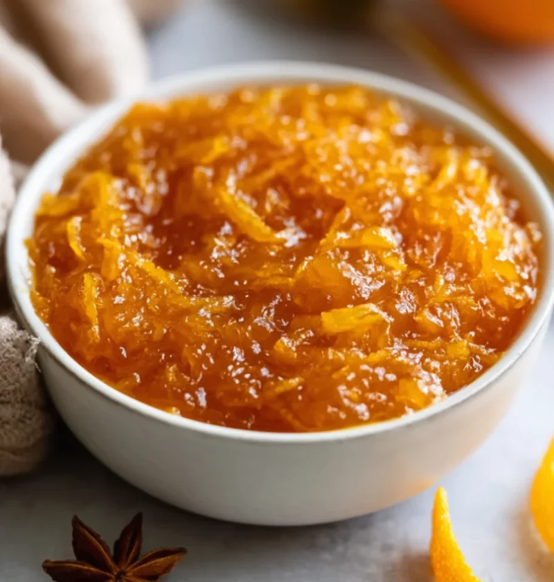 homemade orange jam