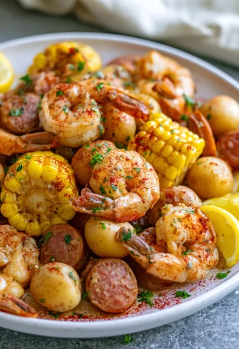 Instant Pot shrimp boil