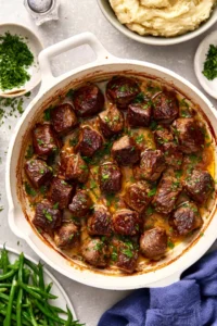 Easy Garlic Butter Steak Bites (Stovetop & Air Fryer!)