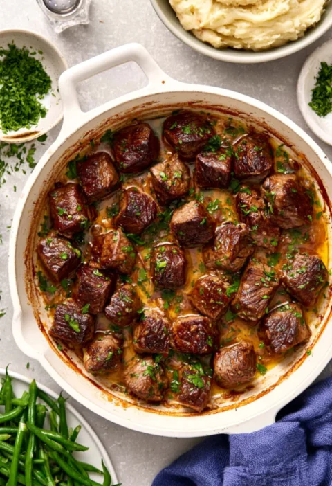 Easy Garlic Butter Steak Bites