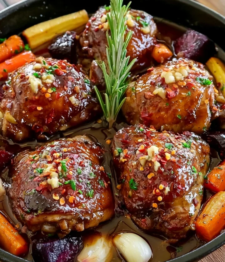 Easy One-Pan Honey Garlic Chicken with Vegetables