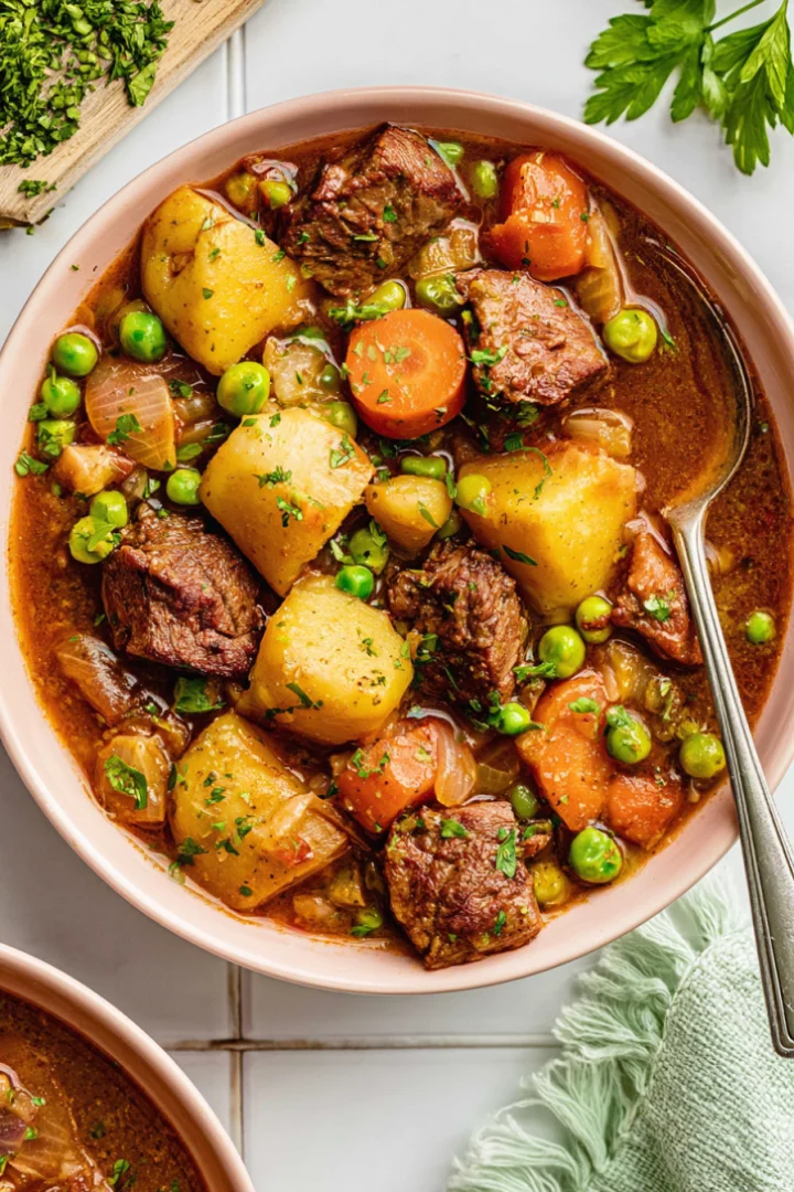 Easy Slow Cooker Beef Stew (Thick & Hearty!)