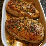 Stuffed Salmon with Garlic Butter Shrimp Filling