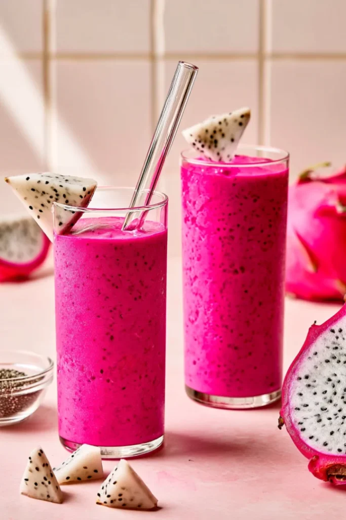 High Protein Dragonfruit Smoothie