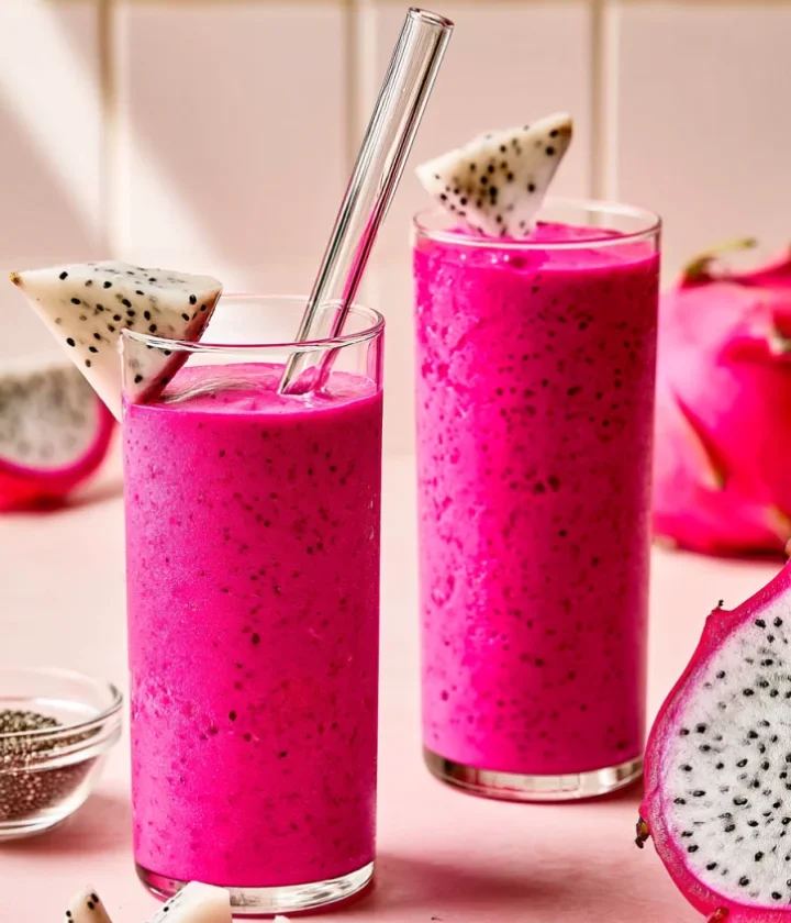 High Protein Dragonfruit Smoothie