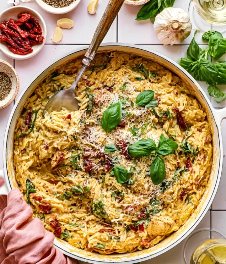 Marry Me Chicken Orzo