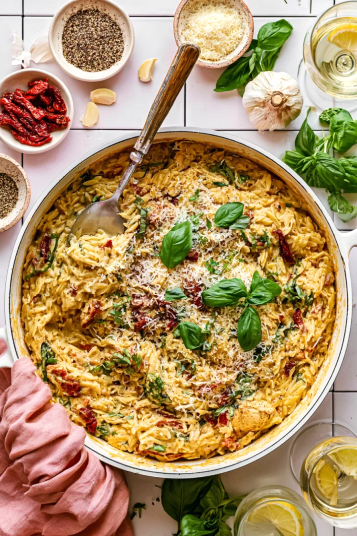 Marry Me Chicken Orzo