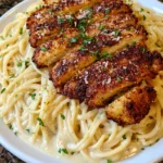 Balsamic Mozzarella Chicken with Garlic Parmesan Rice