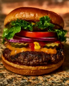 Perfectly Grilled Cheeseburger