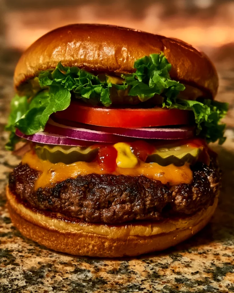 Perfectly Grilled Cheeseburger