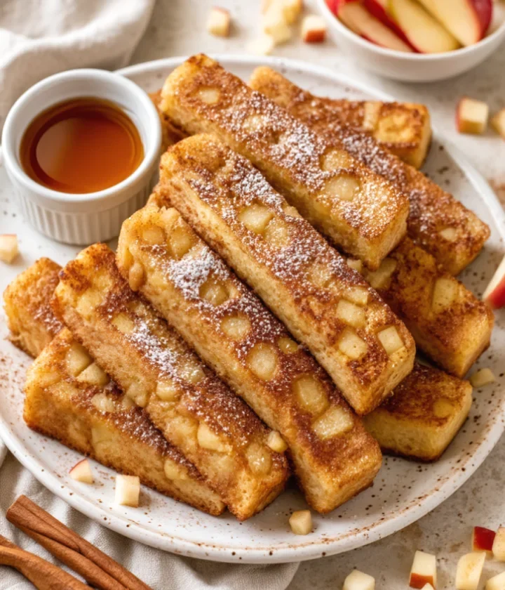 Golden Apple and Cinnamon French Toast Fingers