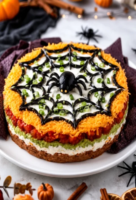 Halloween Taco Dip