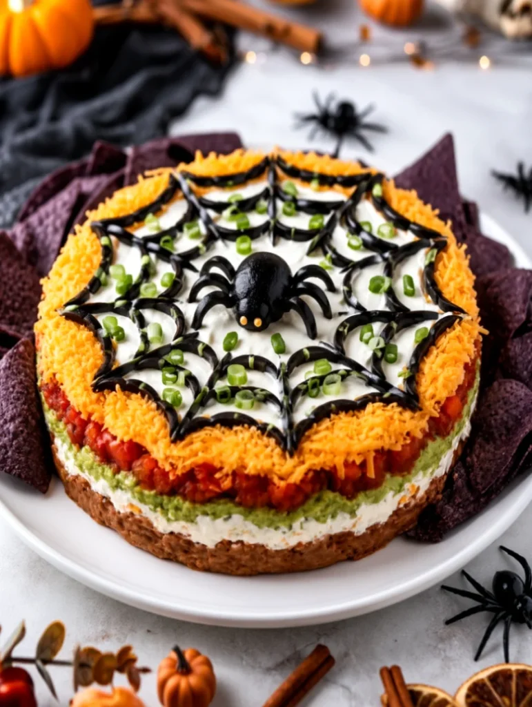 Halloween Taco Dip – Easy and Flavorful