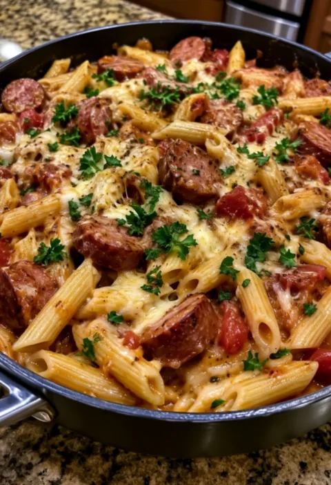 One-Pan Kielbasa Pasta