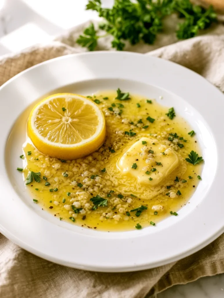 Zesty Lemon Garlic Butter – Easy and Flavorful